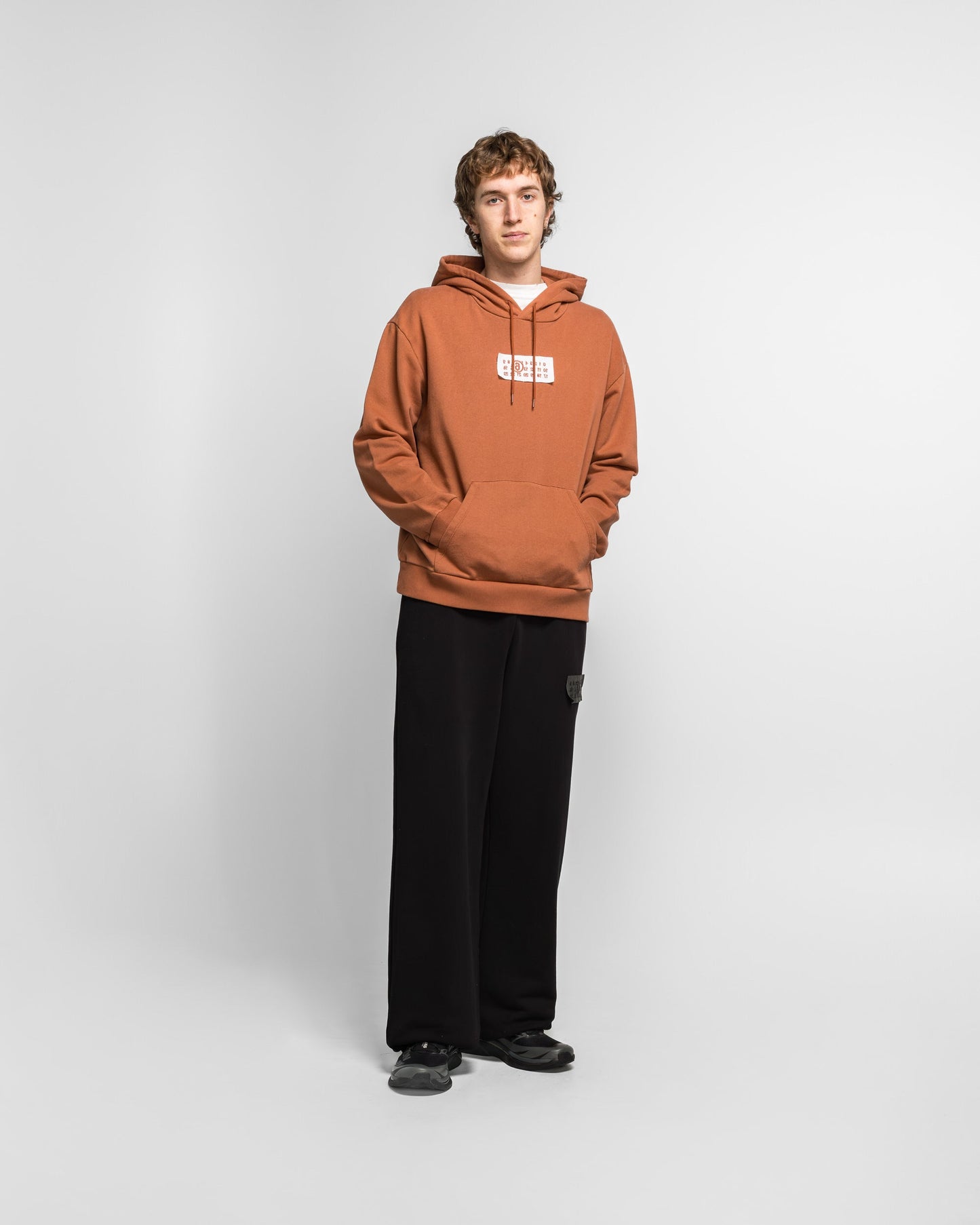 Unbrushed Numeric Hoodie - Terracotta Red