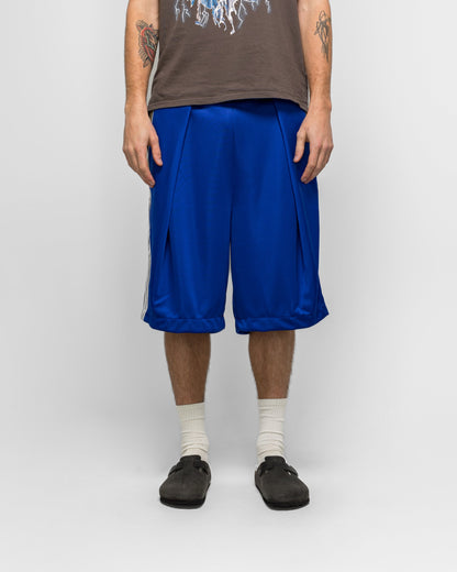 Smooth Jersey KOME-KOME Track Jorts (BannerStripe) - CobaltBlue