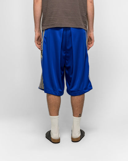 Smooth Jersey KOME-KOME Track Jorts (BannerStripe) - CobaltBlue