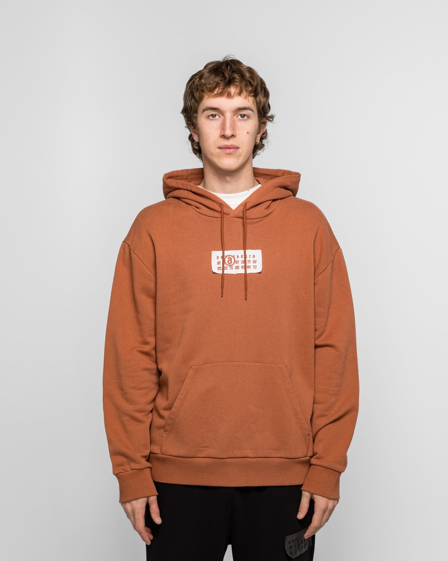 Unbrushed Numeric Hoodie - Terracotta Red