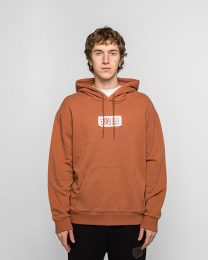 Unbrushed Numeric Hoodie - Terracotta Red