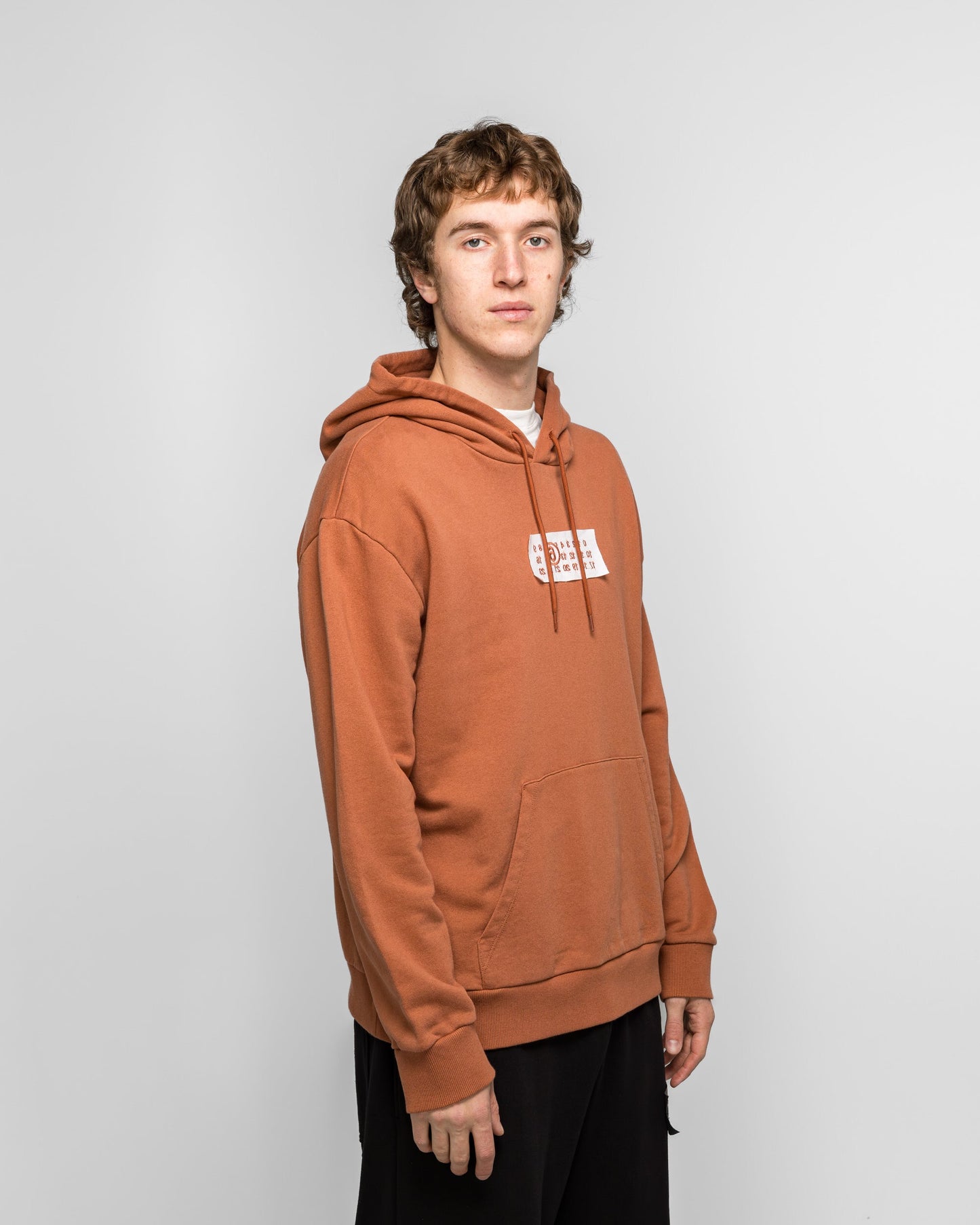 Unbrushed Numeric Hoodie - Terracotta Red