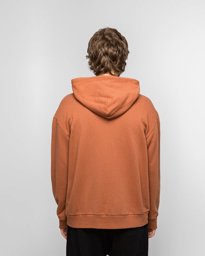 Unbrushed Numeric Hoodie - Terracotta Red