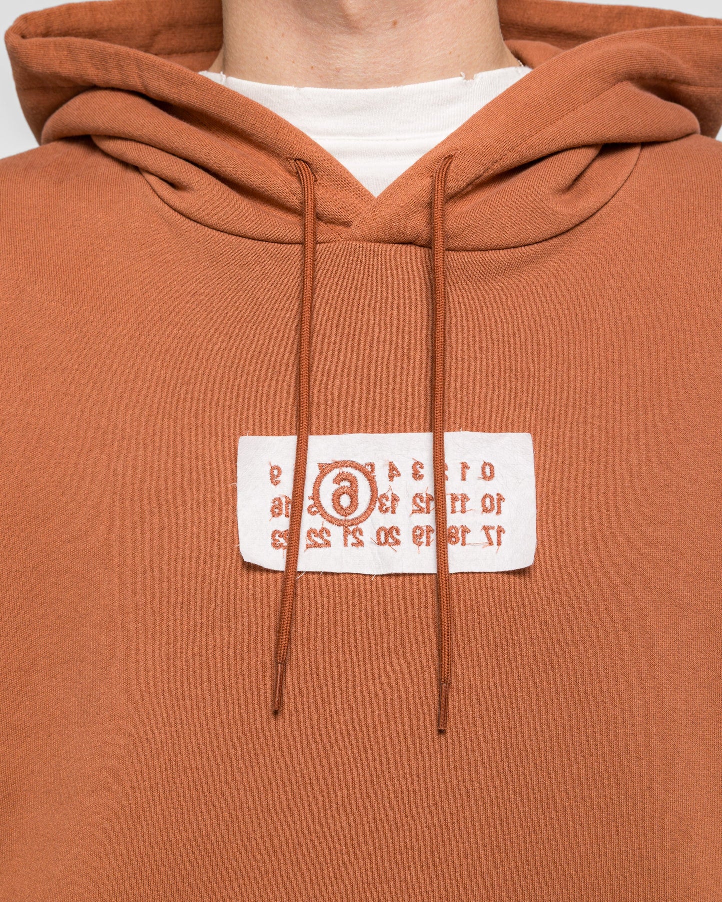 Unbrushed Numeric Hoodie - Terracotta Red