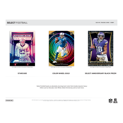 2023 Panini Select Football Hobby 12 Box Case